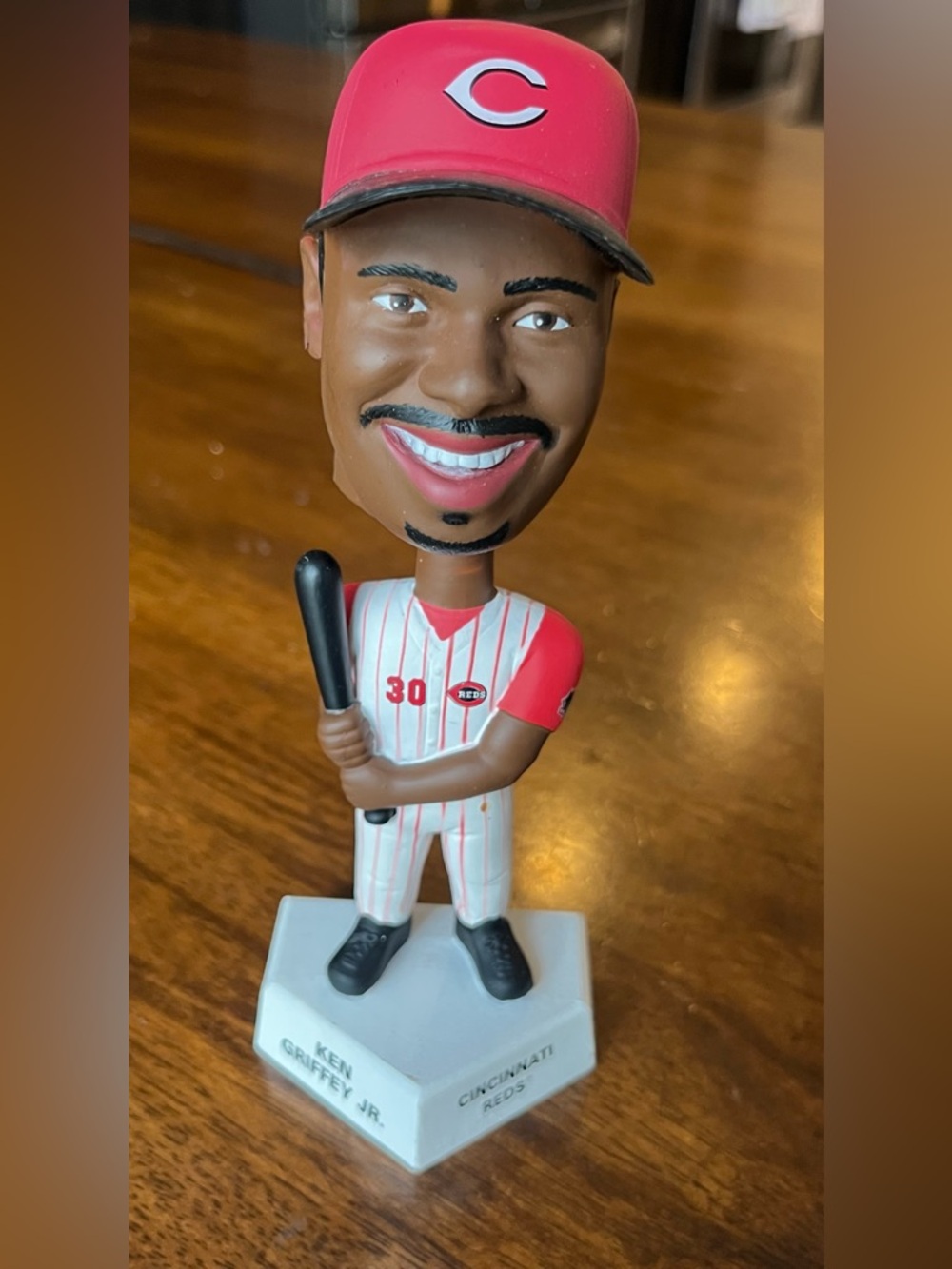 Ken Griffey Jr Bobblehead Reds 30 Upper Deck MLB Collectible